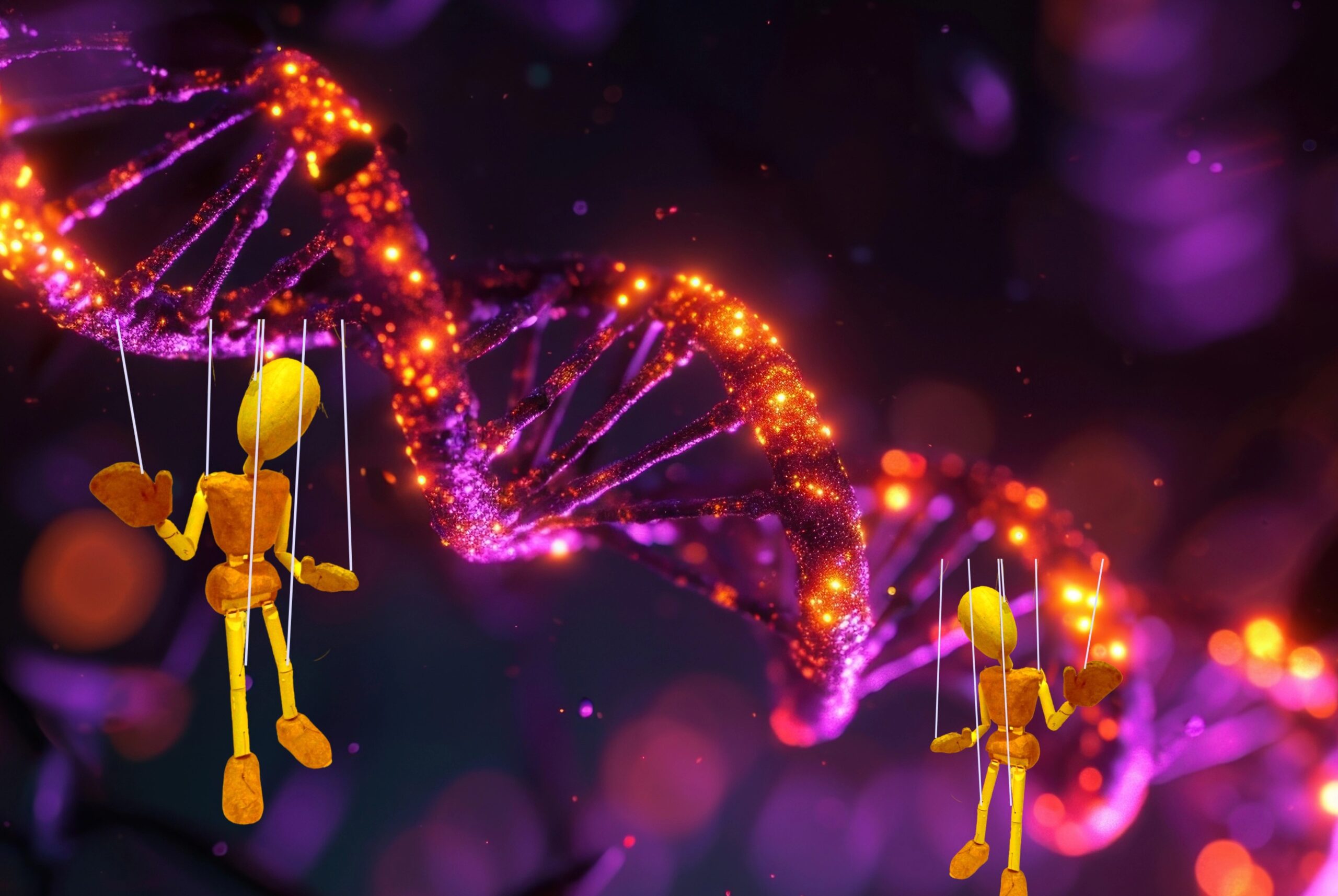 Epigenetics illustration opening concept