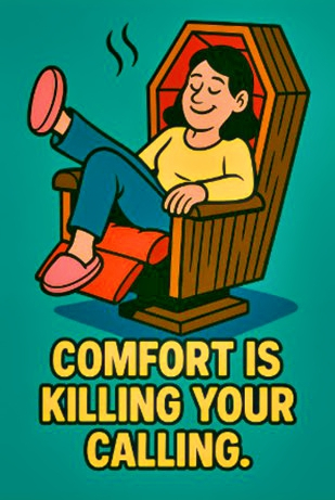 Powerful metaphor for stepping out in faith